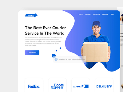 Delivery- web landing page