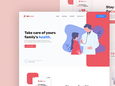 GoCorona- web landing page