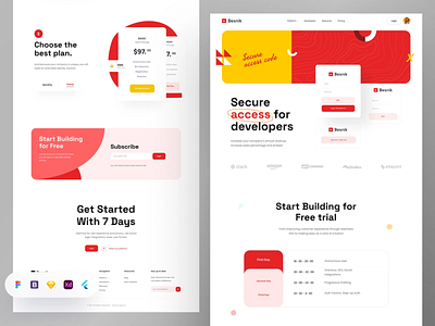 Besnik - web landing page