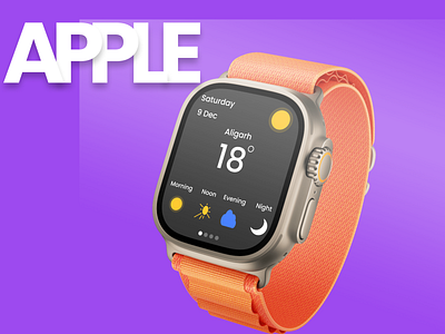 Apple Watch - wearable design app design typography ui ux vector watch