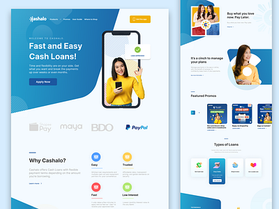 Fintech Company Landing Page UI Design design graphic design illustration ui web design