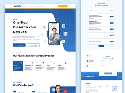 Careers Landing Page careers design graphic design illustration landing page ui ux web design