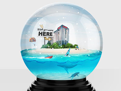 Snow Globe ad art direction globe manip manipulation photoshop