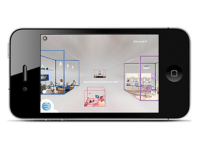 AT&T iAd - Zoom ae afterfx apple art design direction iphone material mobile ui uiux ux