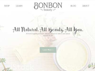 Web Design For Bon Bon Beauty
