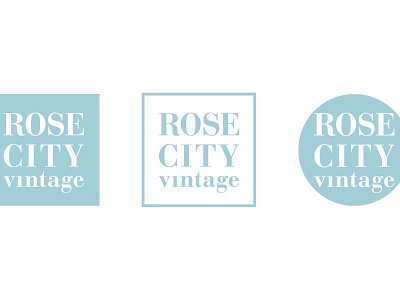 Rose City Vintage - Logo Variations