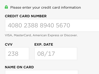 Credit card form app credit card form forms