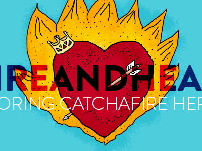 #fireandheart illustration photoshop