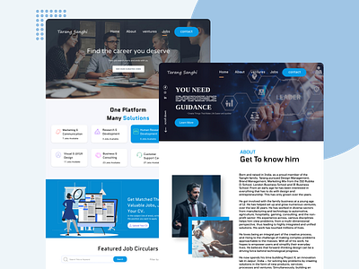 Daily UI - Website Landing page branding design typography ui