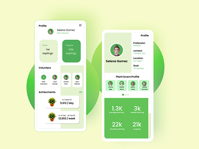 Daily UI - Profile design illustration ui ux