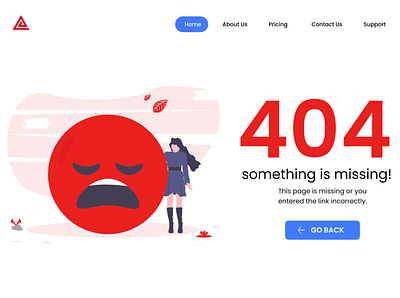 Daily UI - 404 Error Page design ui