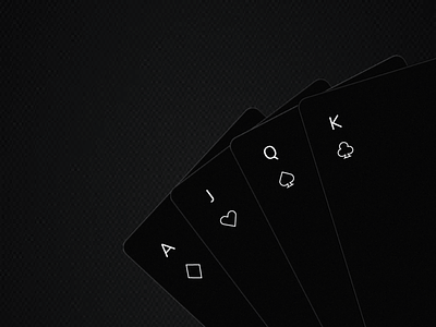 Daily UI - cards with stroke symbols