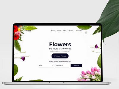 Daily UI - Flower ( E - Commerce page) design ui ux