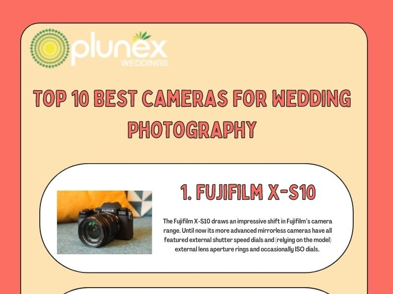 Top 10 Best Cameras For Wedding Photography by Plunex Weddings on Dribbble