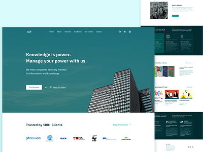 Landing Page - Consulting Website KMPlus consulting daily ui challenge design landing page ui ux website