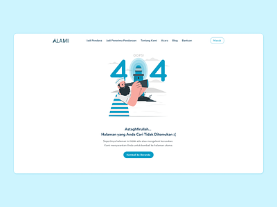 404 Page - ALAMI Sharia Finance (Desktop Version)