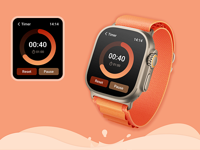 Countdown Timer Watch Device countdown daily ui challenge design timer ui ux watch device