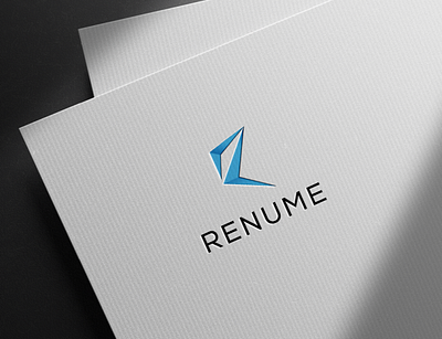 Renume Initial R logo branding creative design graphic design initial letter logo logo logo design r r letter text typography vector