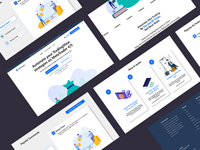 Pine Connector - Landing page design