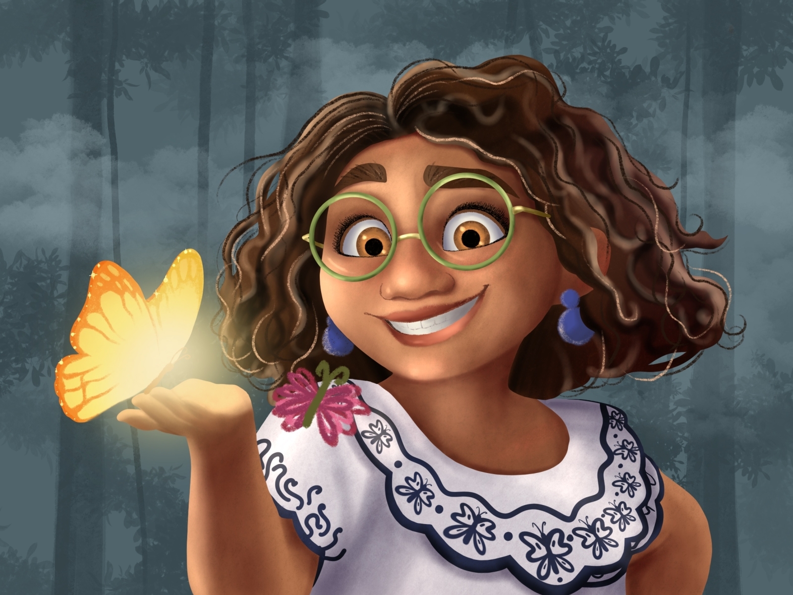 Maribel Madrigal Illustration by Victoria Ilina on Dribbble