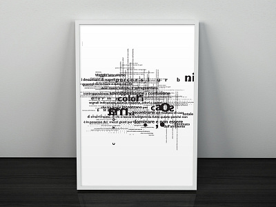 Urban trips blackwhite minimal poster signage typography