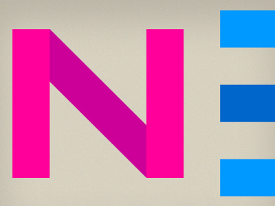 Next Ip logo detail brand logo magenta typography