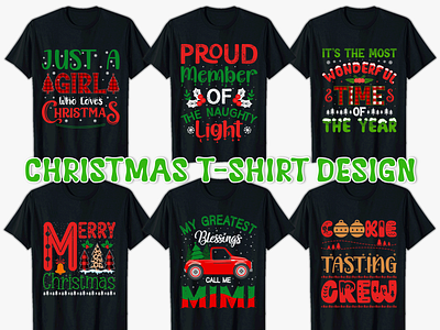 Merry Christmas T-shirt Designs