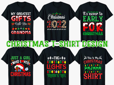 Merry Christmas T-shirt Designs