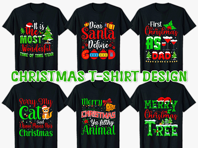 Merry Christmas T-shirt Designs