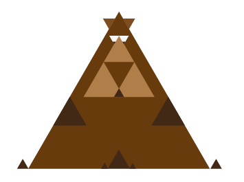 triangle bear bear illustrator indian triangle