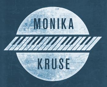 monika kruse electro keyboard logo retro