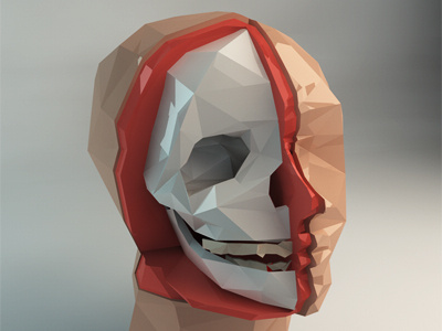 next steps 3d anatomy c4d cinema flesh head skin skull