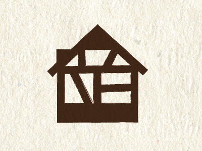 half-timber restaurant icon