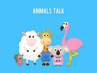 Animals talk family