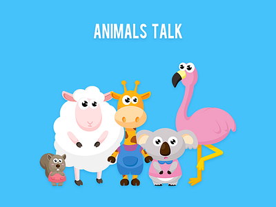 Animals talk family