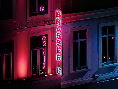 36 architecture color illustration light night sign urban vector