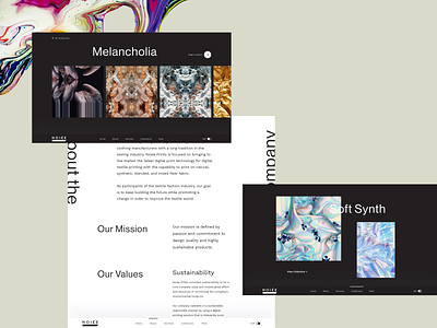 Noiee Prints – Light and Dark Mode Desktop Previews