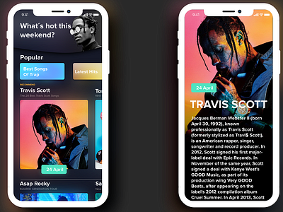 iPhone X Music News APP