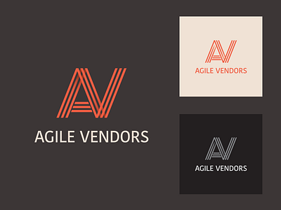 Logo for Agile Vendors athens colors design greece logo startup