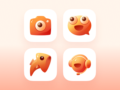 Chinese New Year Icon 2 3d camera chat eye icon illustration personification post publish service share