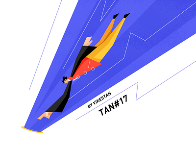 TAN#17 hard edge geometry illustration tan