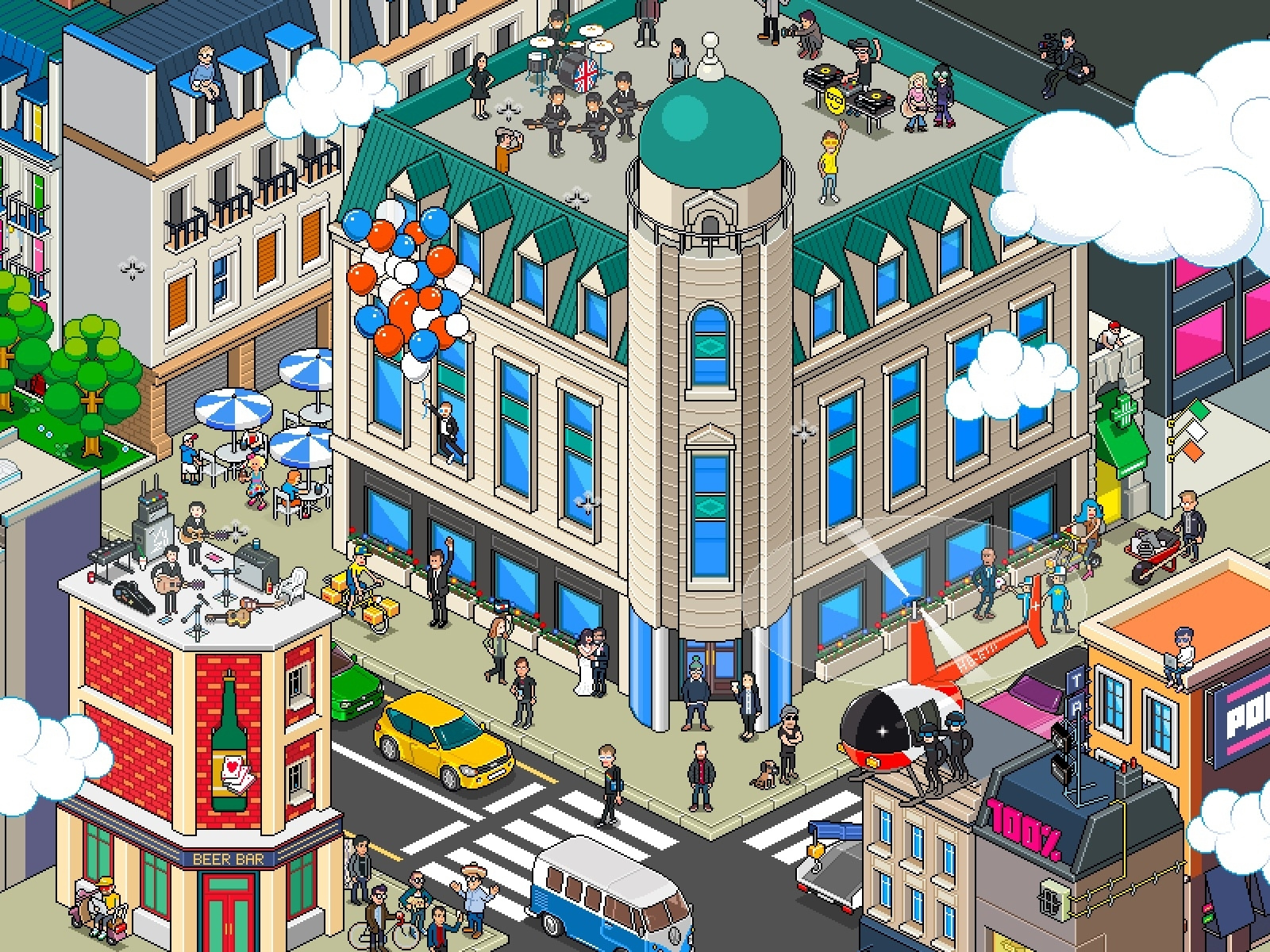 Irish street pixel art by Blee.M on Dribbble