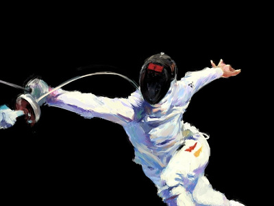 32280182 10156530345775799 7684323961496141824 N atheletes digital painting fencing people sports