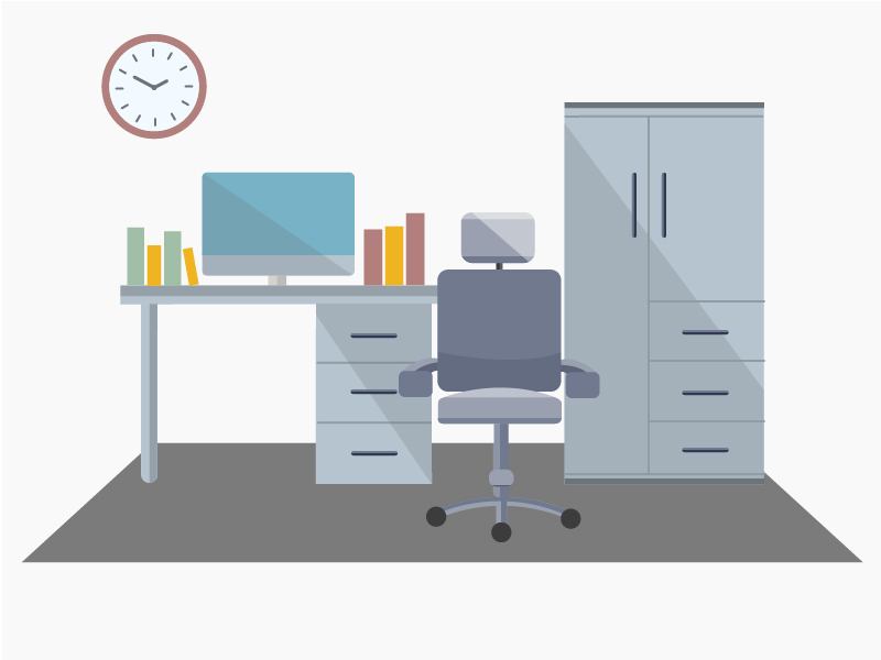 Office Room by Steven Joan on Dribbble