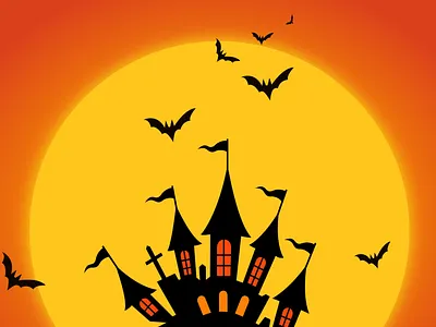 Halloween Horror Scene adobe illustrator aroosha aftab background illustration charatcer art graphic design halloween horro background halloween illustration halloween scene illustration nft nft artist portrait trending art vector art vector illustration