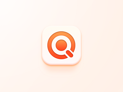 Daily UI #005 App Icon app daily ui flat icon magnifier read shadow