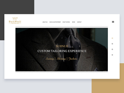 Fashion Home Page brand design fashion luxury material design minimal photoshop ui uidesign user interface ux