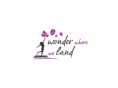 Wonder where we land branding graphicdesign logo logodesign