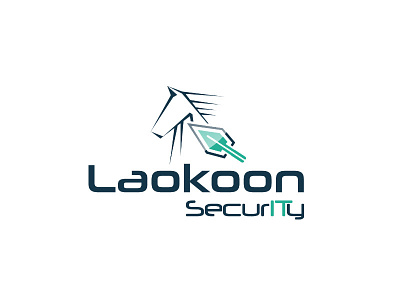 Laokoon SecurITy corporate horse identity logo logodesign security trojan