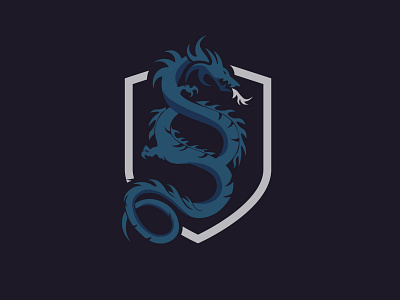 Logodesign Paragrapgh Symbol and Dragon design graphicdesign illustration logo logodesign
